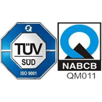TÜV SÜD ISO 9001 / NABCB QM011 certification mark